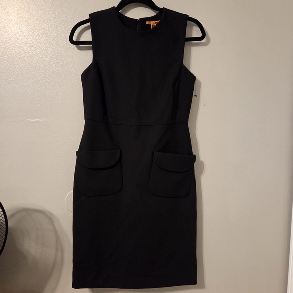 Tory Burch Dresses & Skirts - Tory Burch Women's Black Preppy Office Shift Dress. Sz 4 Old Money Queit Luxury